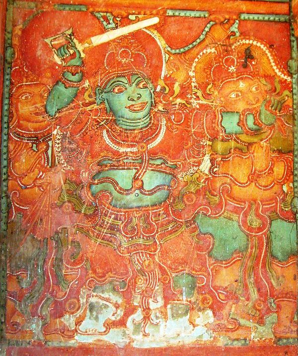 padmanabhapuram palace paintings
